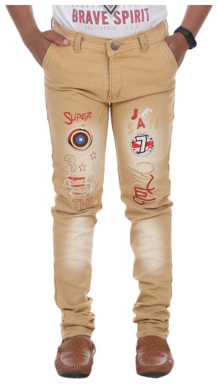 

DEMISE Boy s Regular fit Jeans - Brown