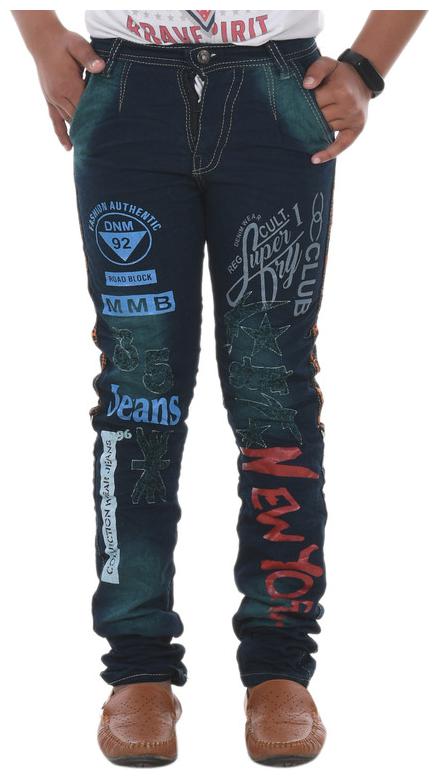 

DEMISE Boy s Regular fit Jeans - Green