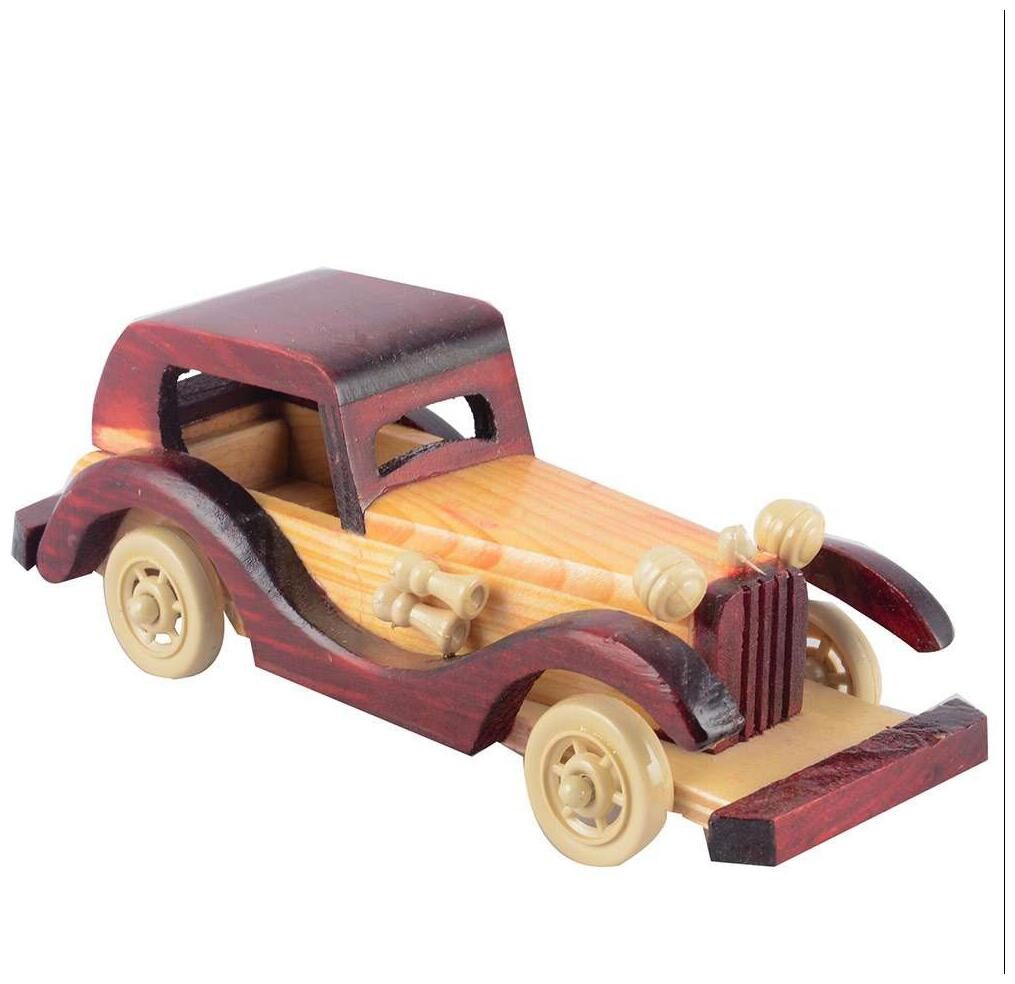 

Desi Karigar Handcarved Wooden Jeep Toy