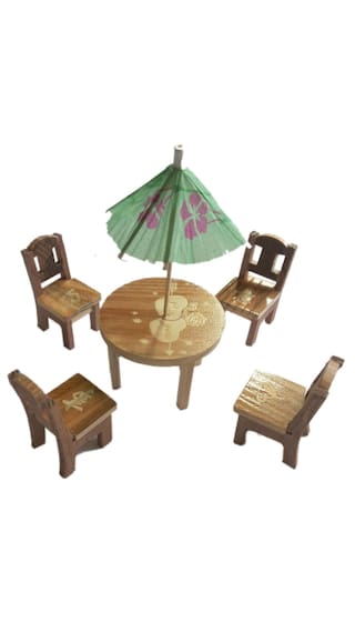 buy desi karigar wooden baby chair table set buy 1 get 1 free white