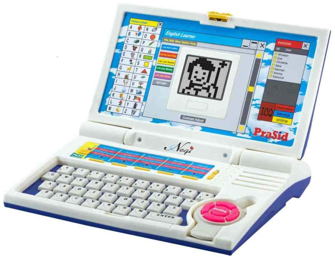 

DHARTI ENTERPRISE Learner Educational Laptop for Kids with 20 Activities Multi Color with Educational Laptop