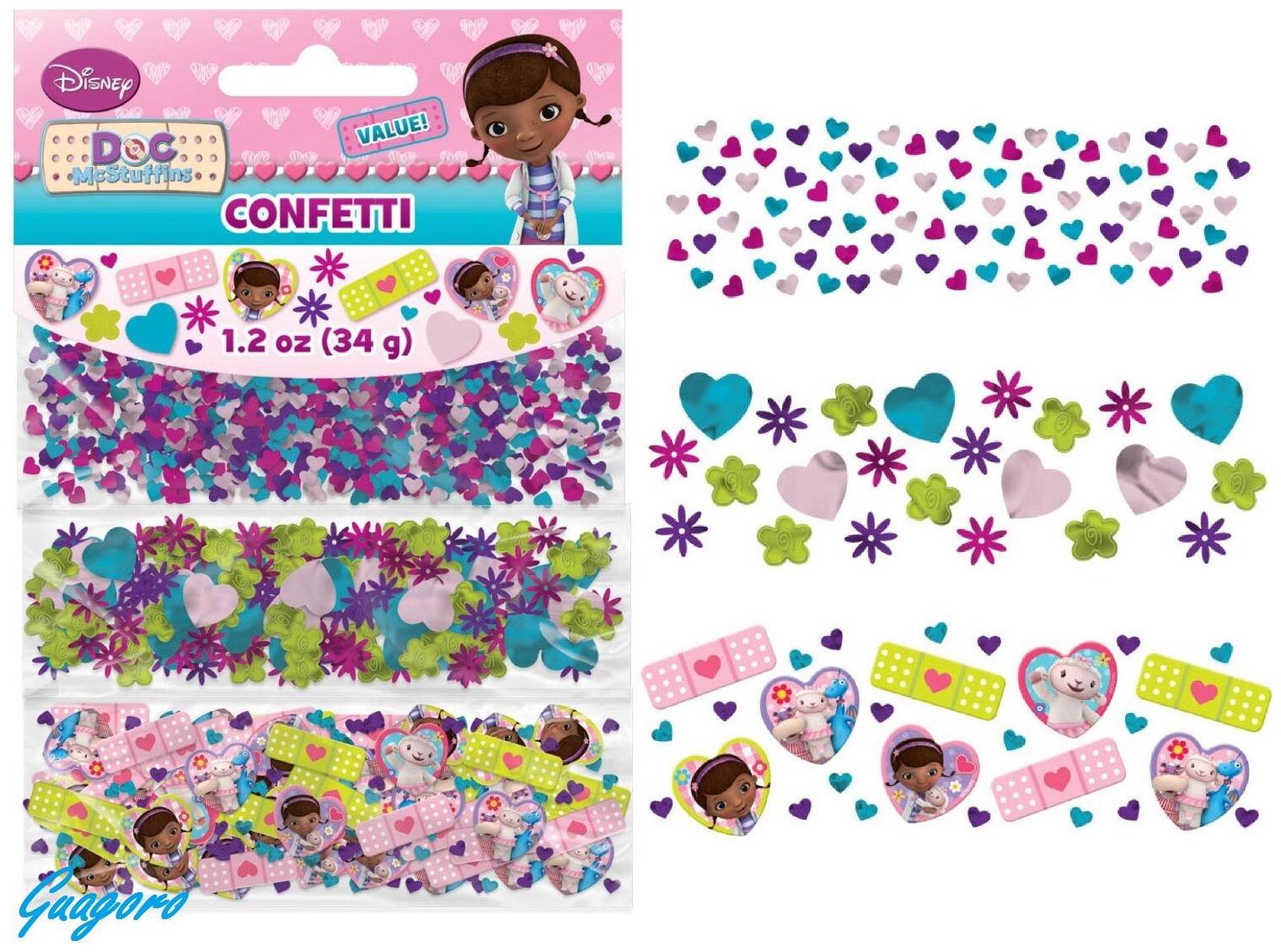 

Disney DOC McSTUFFINS CONFETTI BAGS Birthday Party Supply Table Decoration Favor