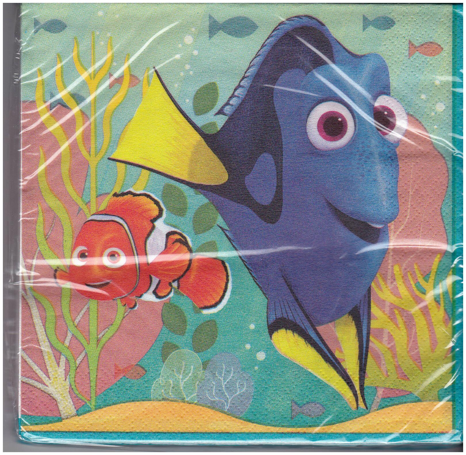 

Disney Pixar - Finding Dory - Birthday Party Beverage Napkins - 16 Count - New