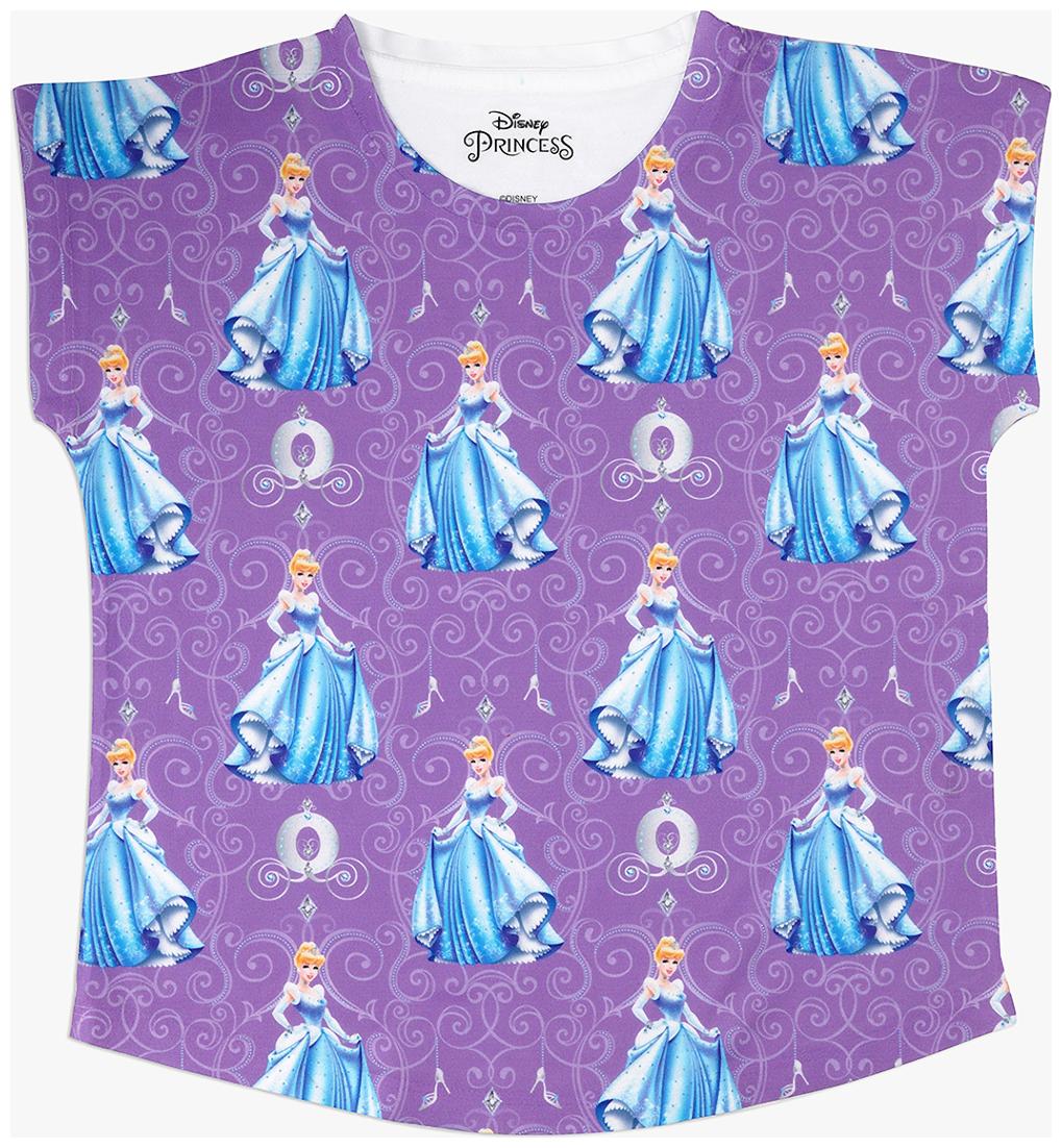 

Disney Princess Girl Polyester Printed Top - Purple