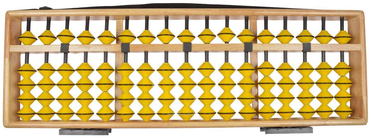 

Djuize 17Rod Teacher Abacus Yellow Beads