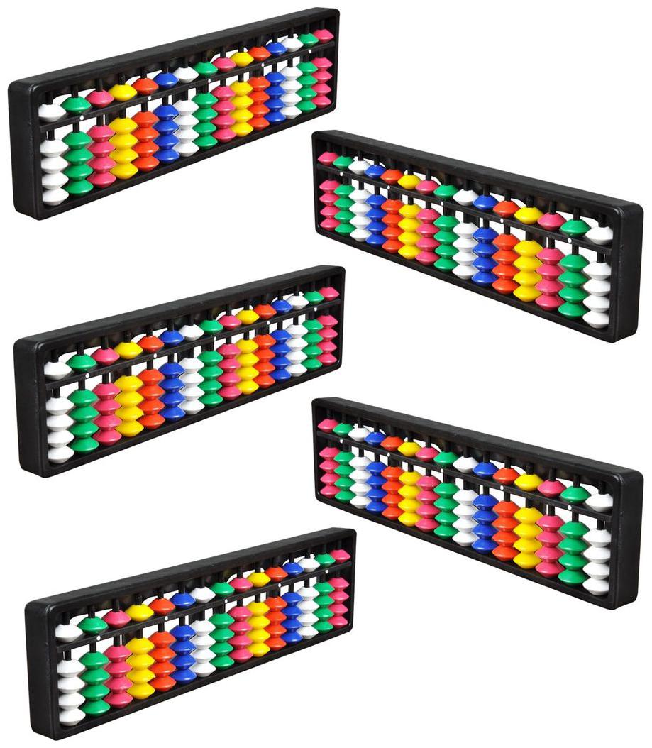 

Djuize Abacus math learning kit for kids multi color 15 rod ( pack of 5 )