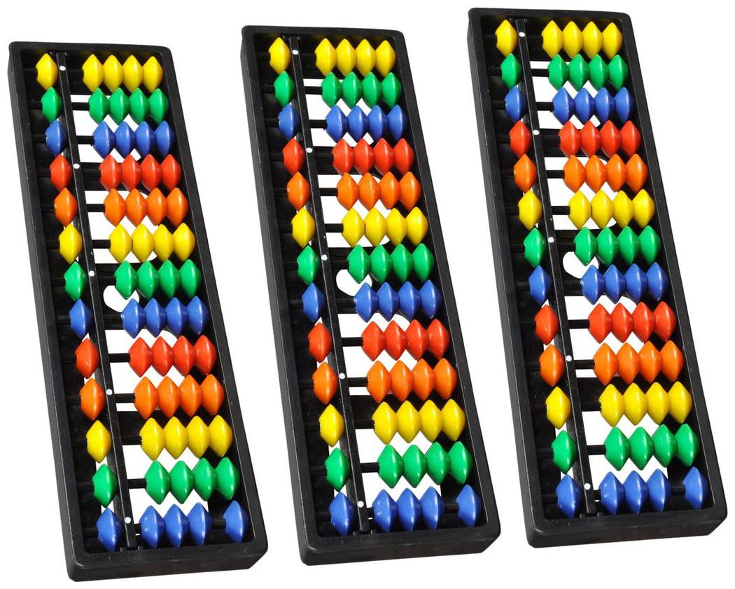 

Djuize Abacus math learning kit for kids multi color 13 rod ( pack of 3 )