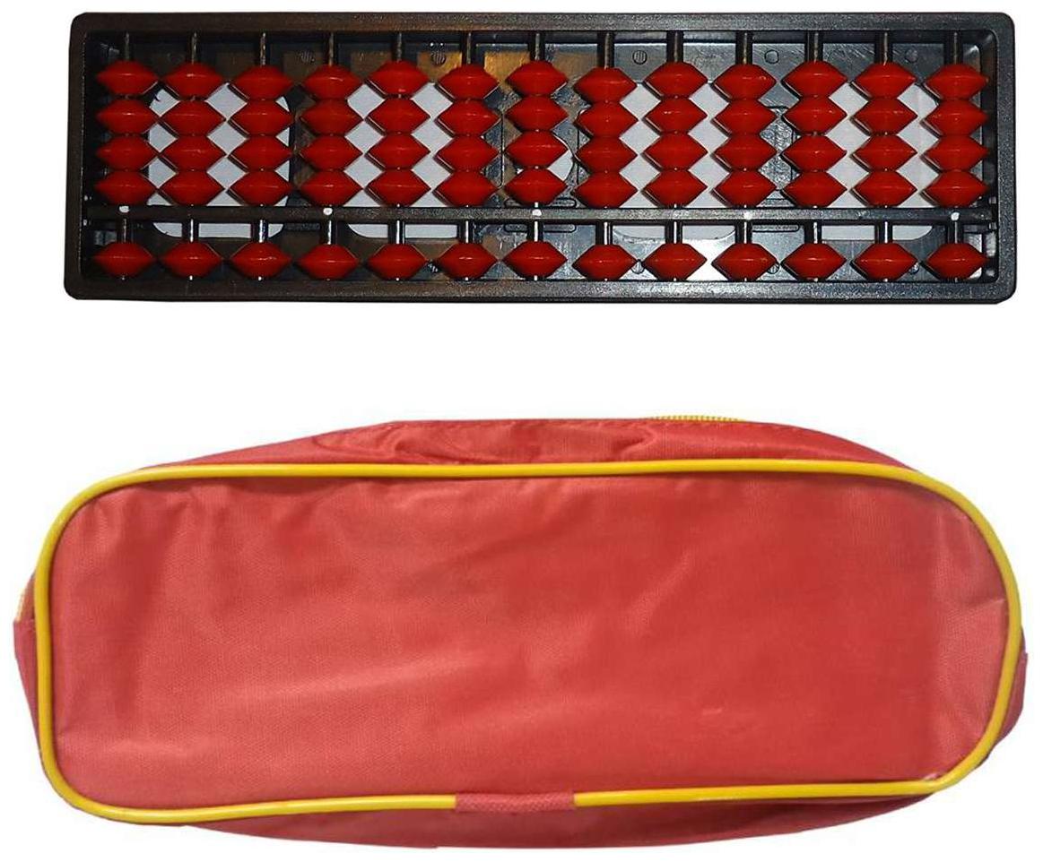 

Djuize Abacus Math Learning kit for Kids 13Rod Brown with Pouch ( Set of 1)