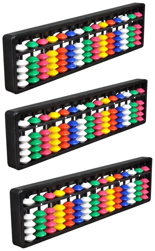 

Djuize Abacus math learning kit for kids multi color 15 rod ( pack of 3 )