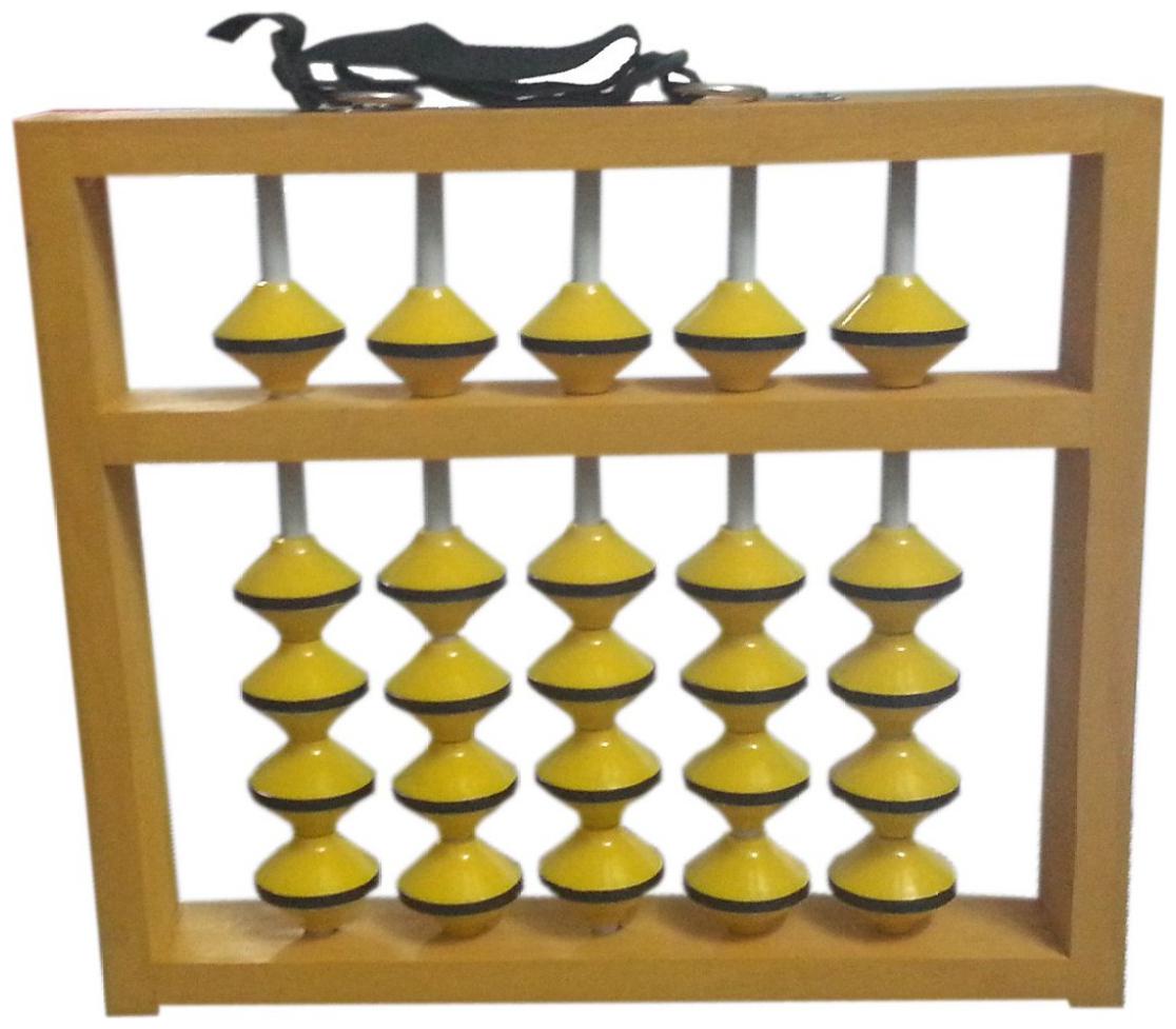 

Djuize Teacher Abacus 5Rod Yellow Beads