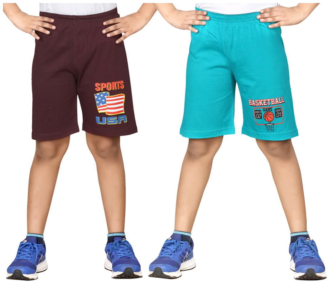 

DONGLI BOYS PRINTED SHORTS (PACK OF 2)