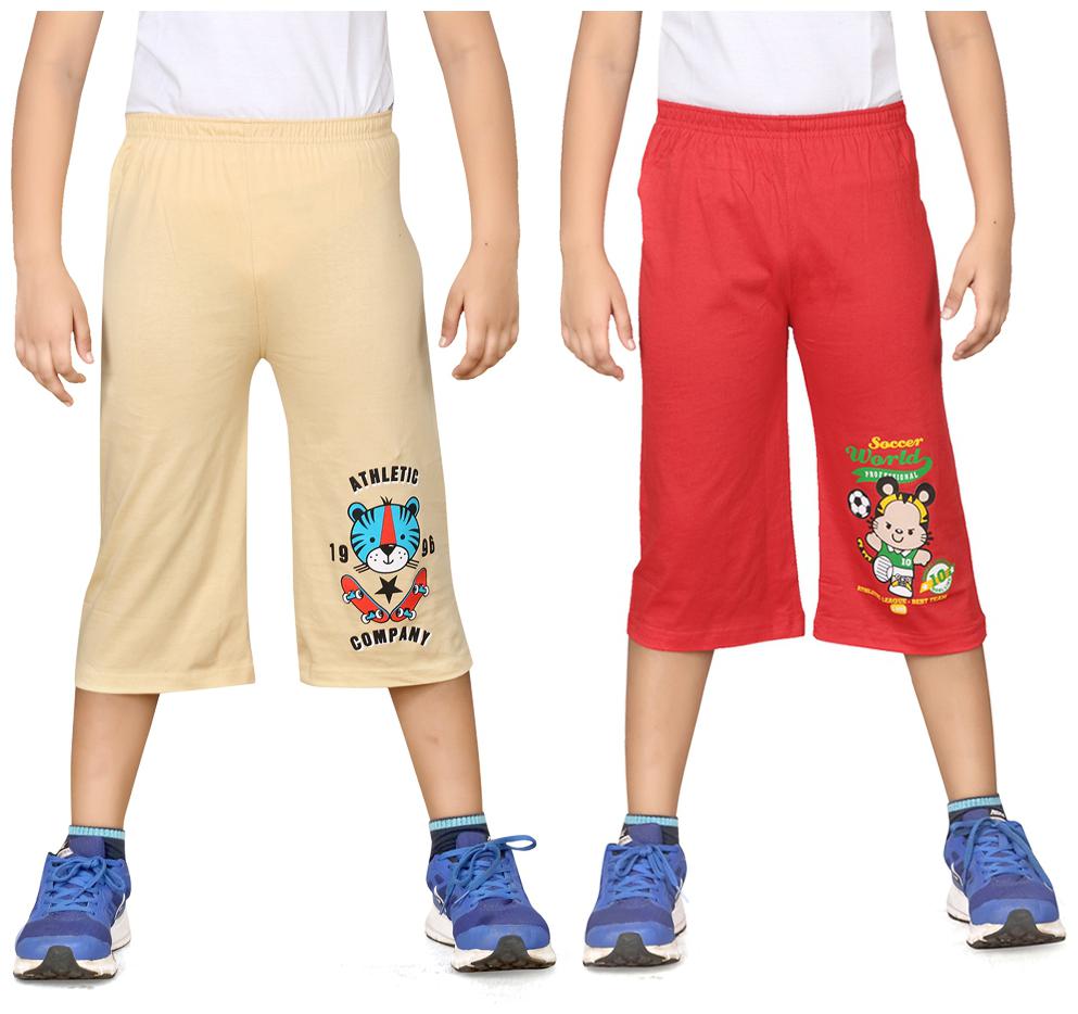 

DONGLI BOYS PRINTED THREE FOURTH (PACK OF 2)