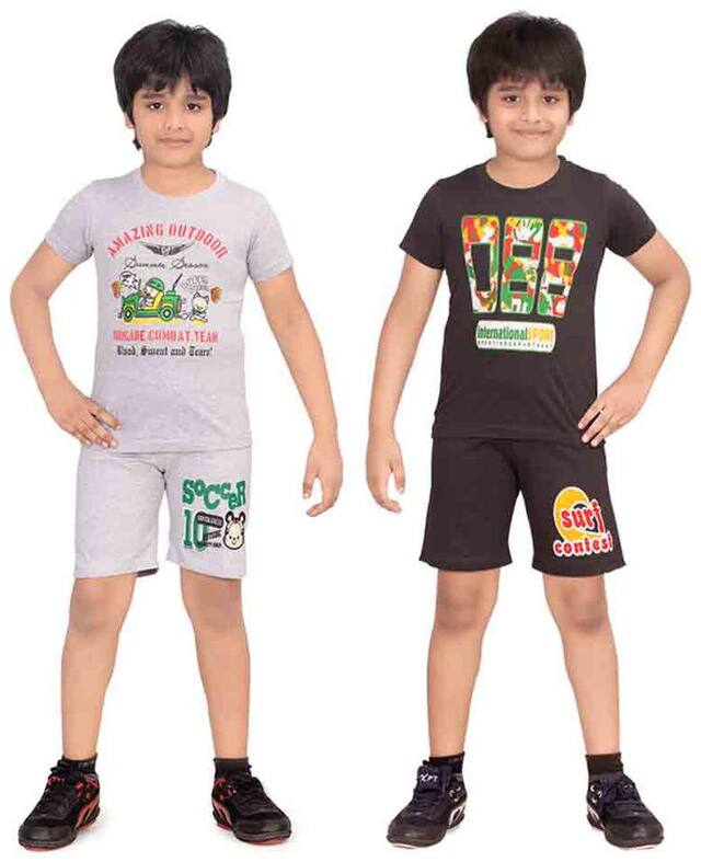 DONGLI BOYS NIGHT SUIT SET ( PACK OF 2)