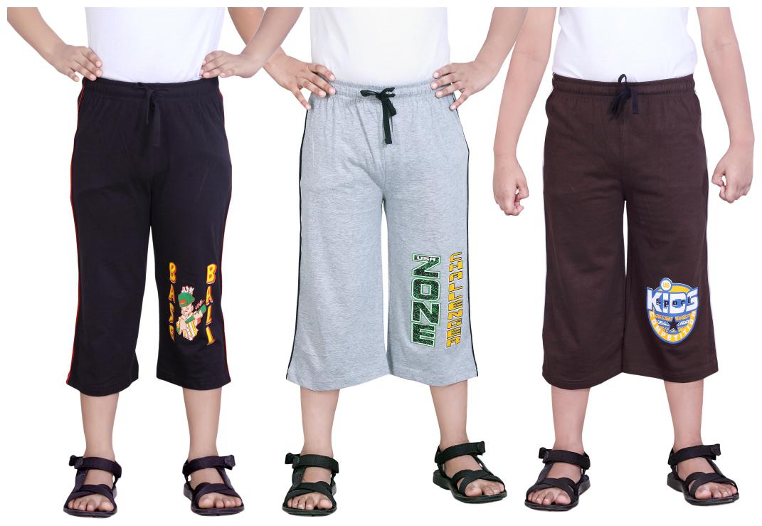

DONGLI BOYS PRINTED THREE FOURTH (PACK OF 3)