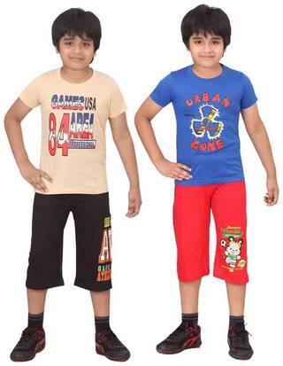 DONGLI BOYS NIGHT SUIT SET (PACK OF 2)