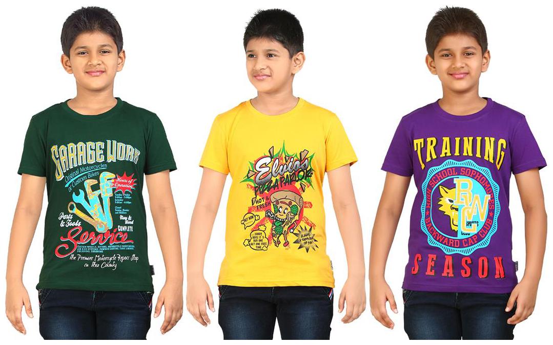 

Dongli Boy Cotton Printed T-shirt - Multi