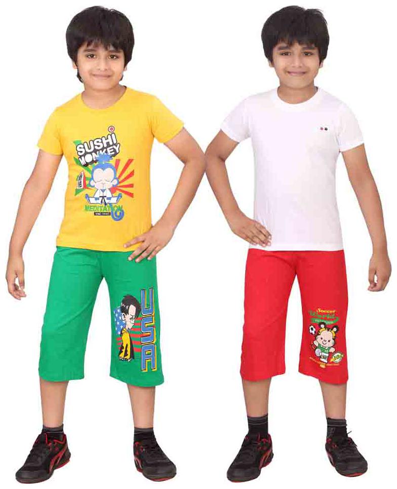

DONGLI BOYS NIGHT SUIT SET (PACK OF 2)