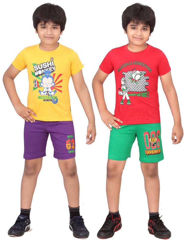 

DONGLI BOYS NIGHT SUIT SET (PACK OF 2)