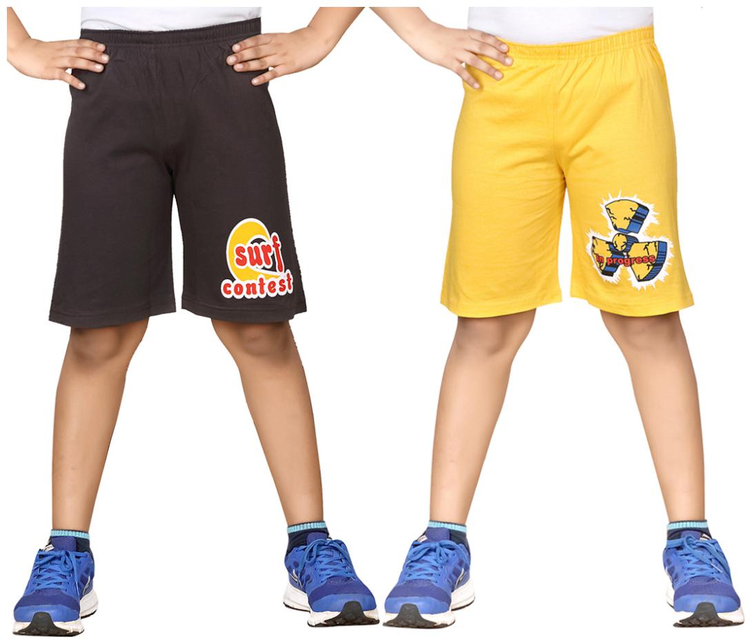 

DONGLI BOYS PRINTED SHORTS (PACK OF 2)