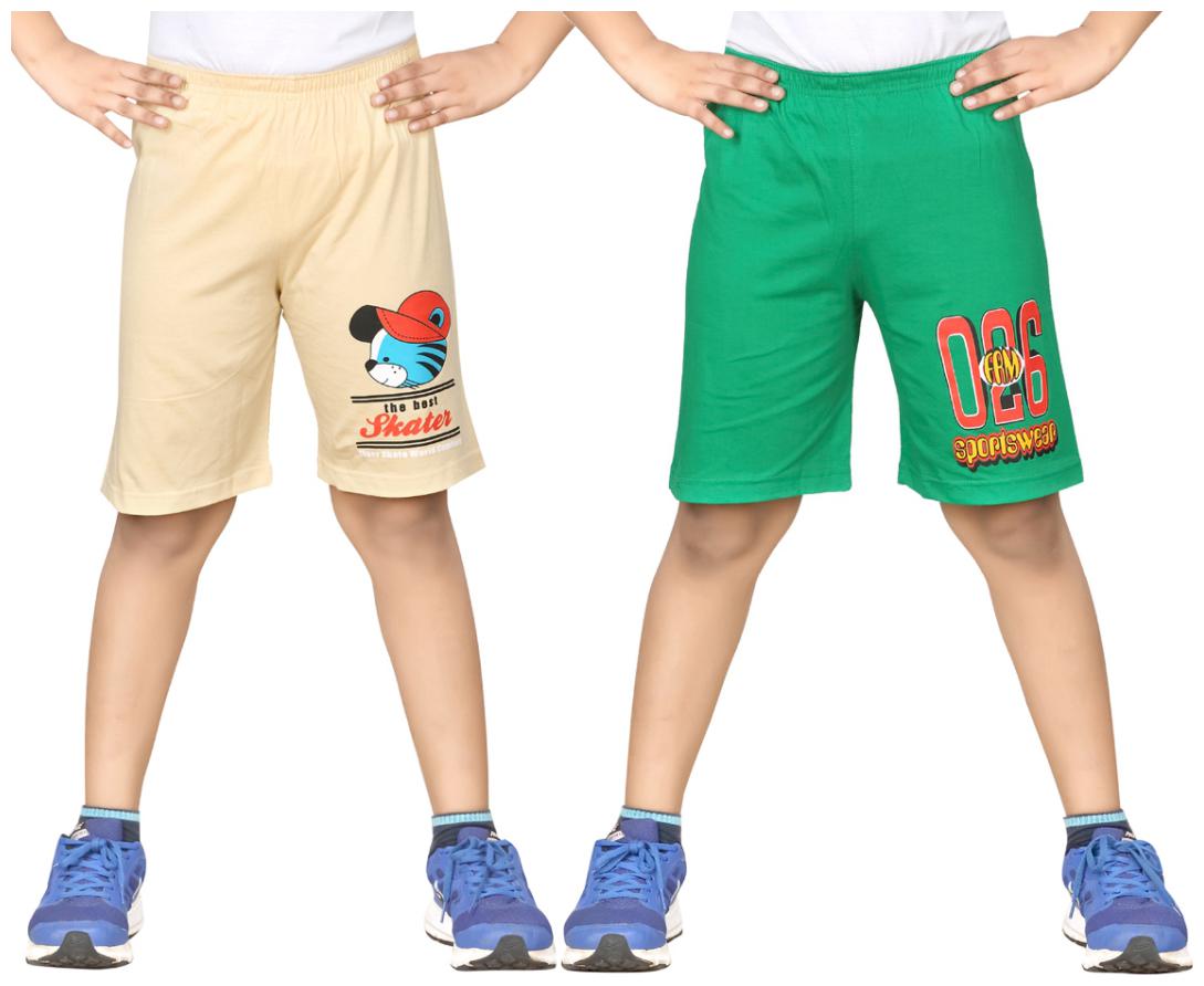 

DONGLI BOYS PRINTED SHORTS (PACK OF 2)