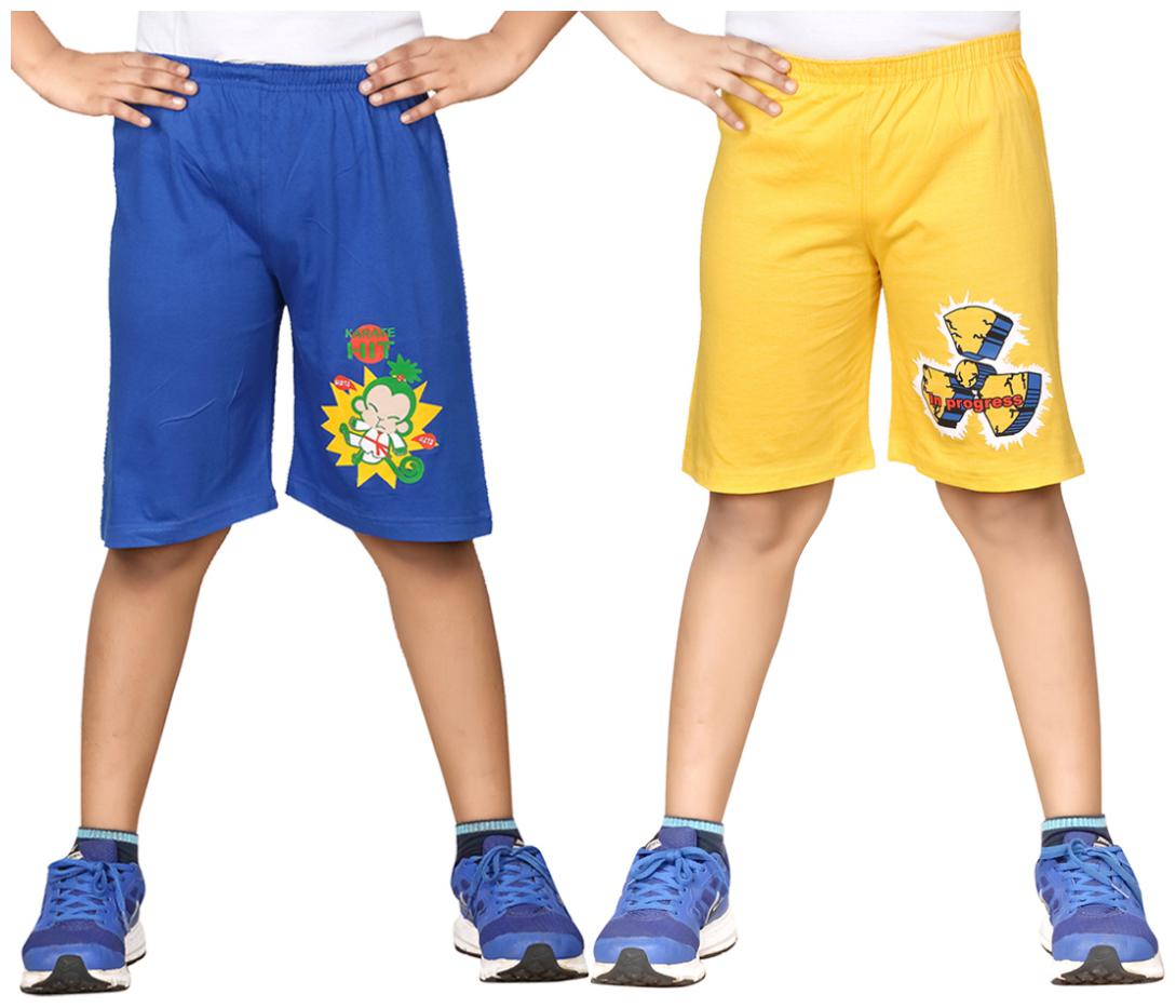 

DONGLI BOYS PRINTED SHORTS (PACK OF 2)