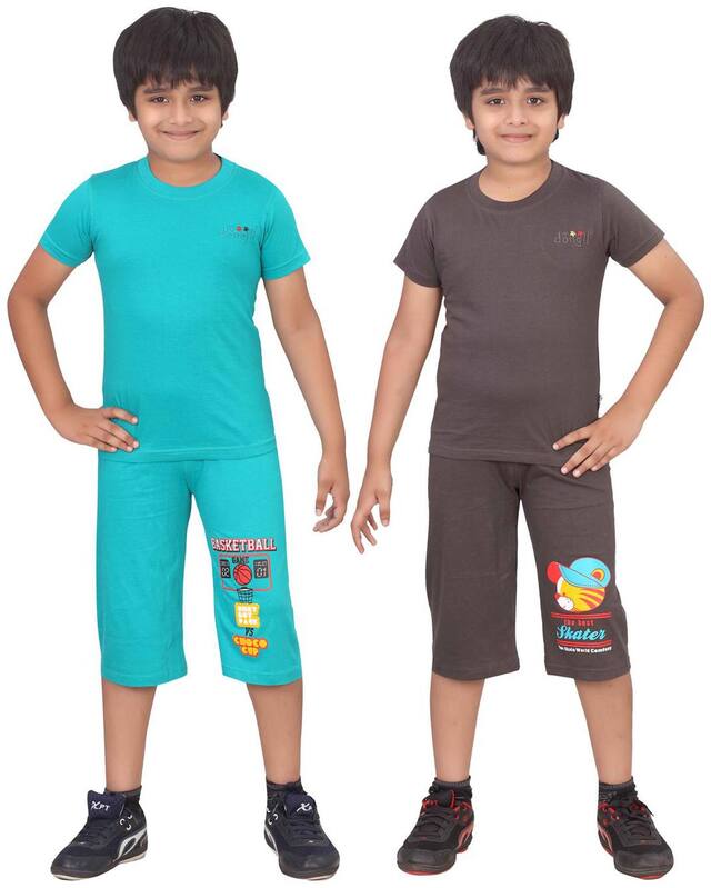 DONGLI BOYS CAPRI SET (PACK OF 2)