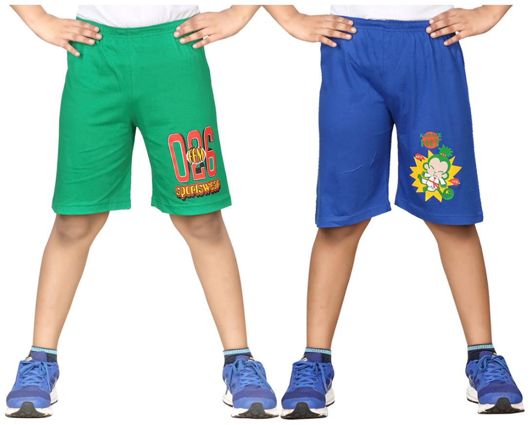 

DONGLI BOYS PRINTED SHORTS (PACK OF 2)