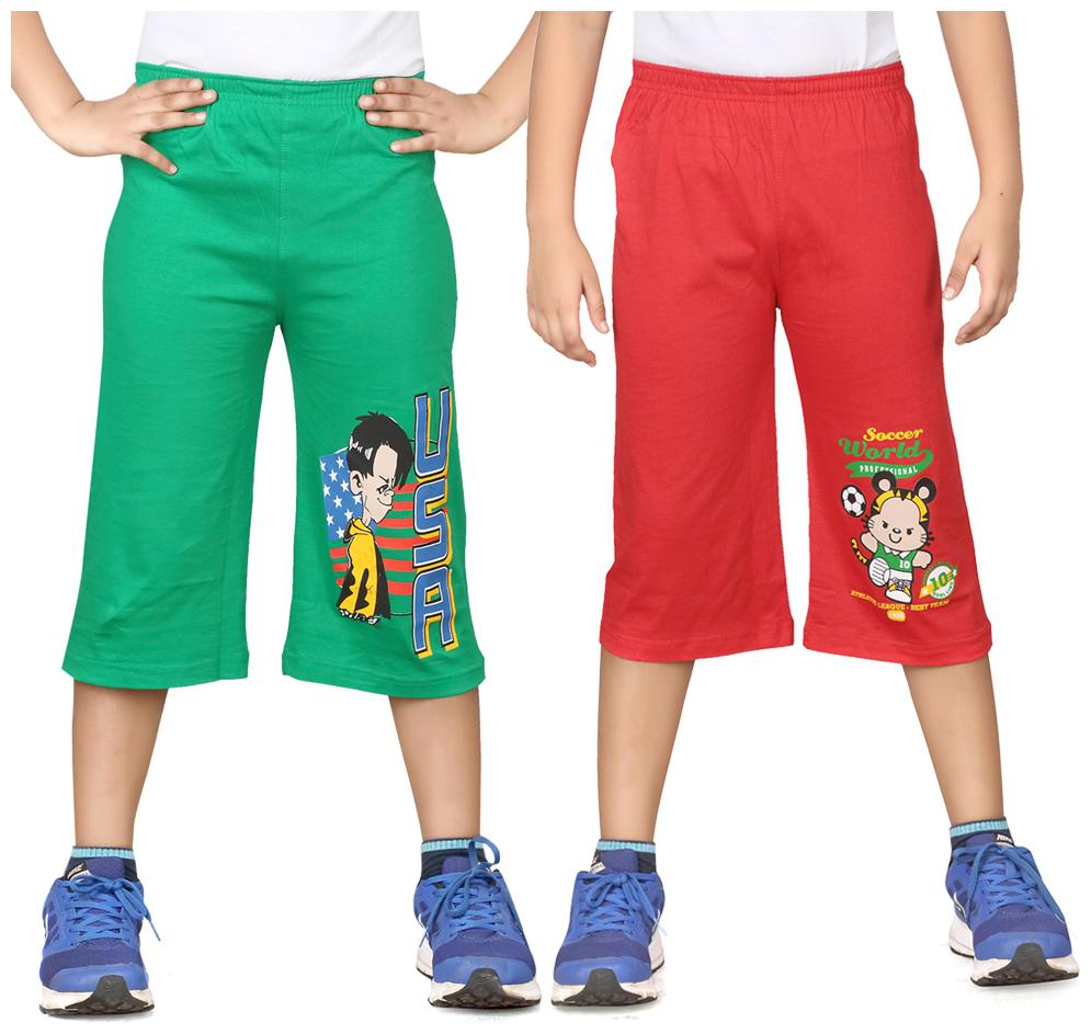 

DONGLI BOYS PRINTED THREE FOURTH (PACK OF 2)