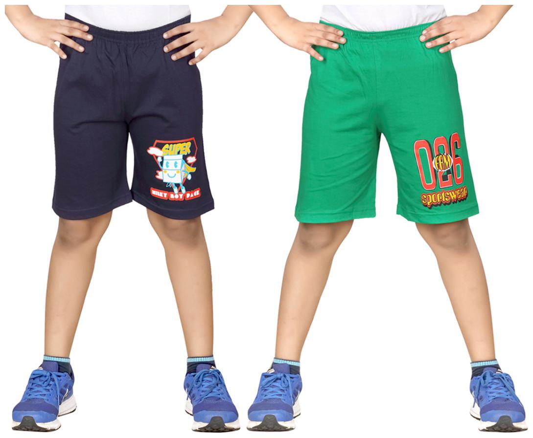 

DONGLI BOYS PRINTED SHORTS (PACK OF 2)