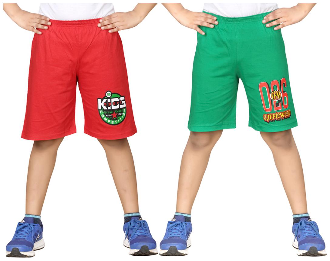 

DONGLI BOYS PRINTED SHORTS (PACK OF 2)