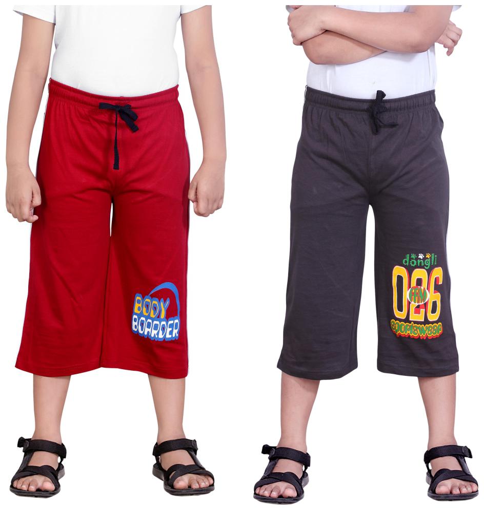 

DONGLI BOYS PRINTED THREE FOURTH (PACK OF 2)