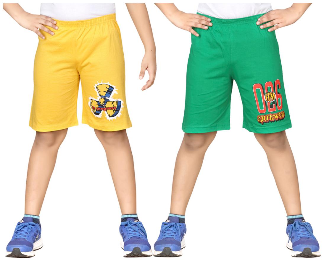 

DONGLI BOYS PRINTED SHORTS (PACK OF 2)