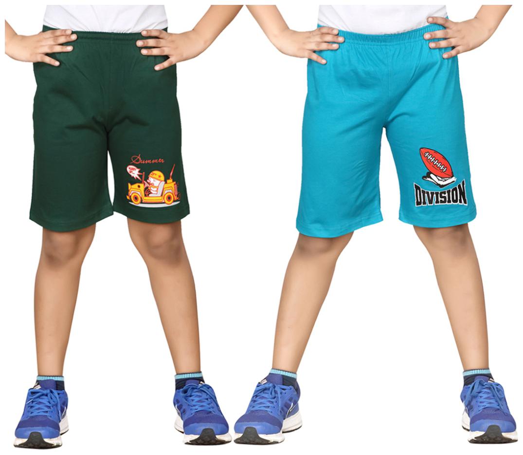 

DONGLI BOYS PRINTED SHORTS (PACK OF 2)