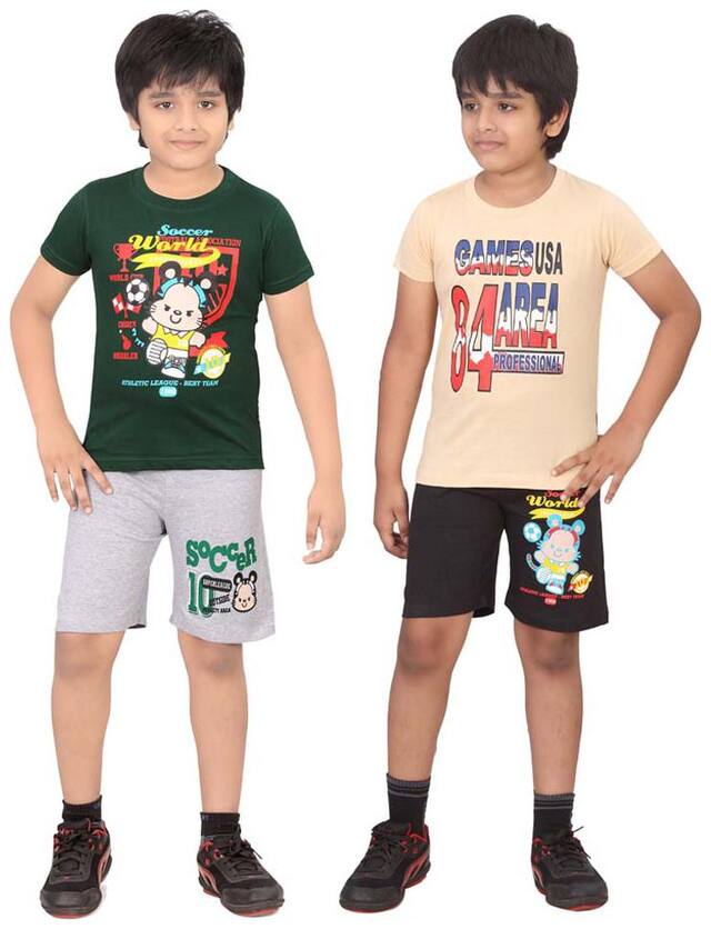 DONGLI BOYS NIGHT SUIT SET (PACK OF 2)