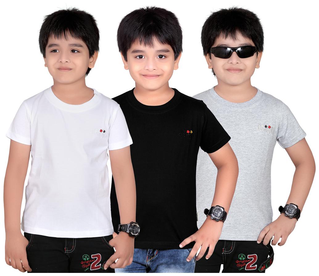 

Dongli Multicolor Solid Round Neck T-Shirt (10-11 Years)