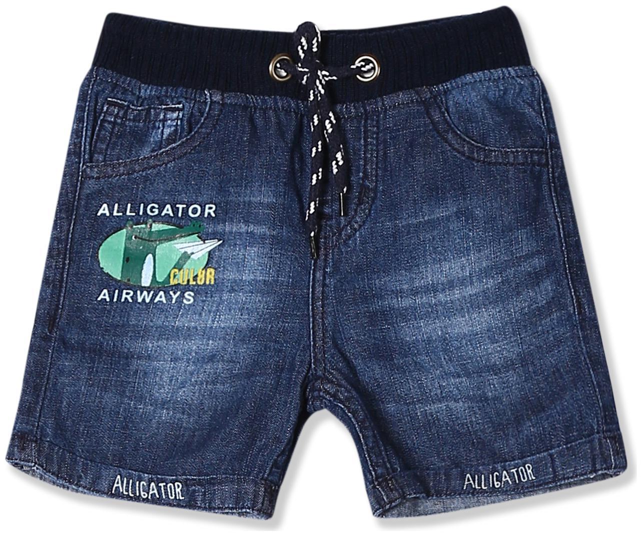 

Donuts Baby boy Cotton Solid Shorts - Blue
