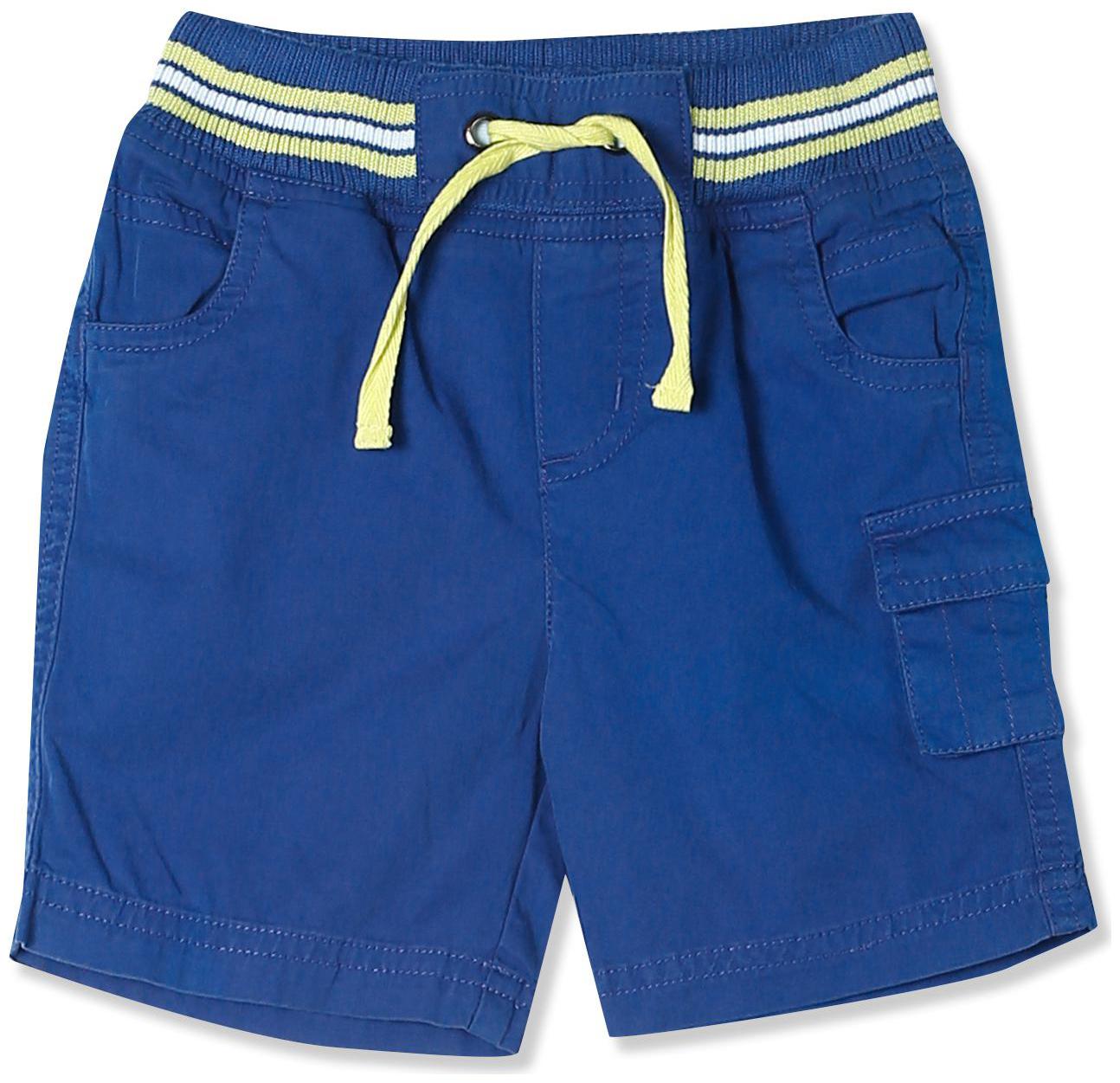 

Donuts Baby boy Cotton Solid Shorts - Blue