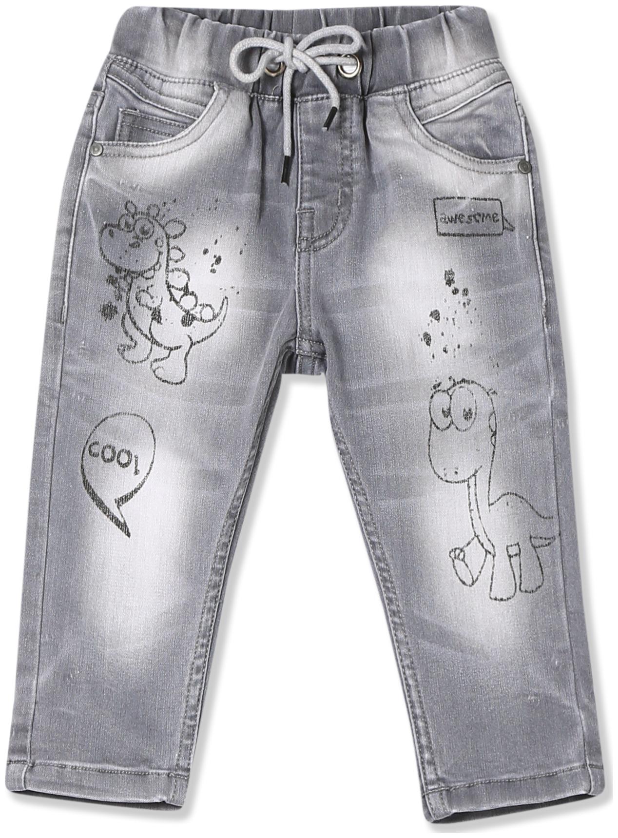 

Donuts Baby boy Cotton blend Printed Jeans - Grey