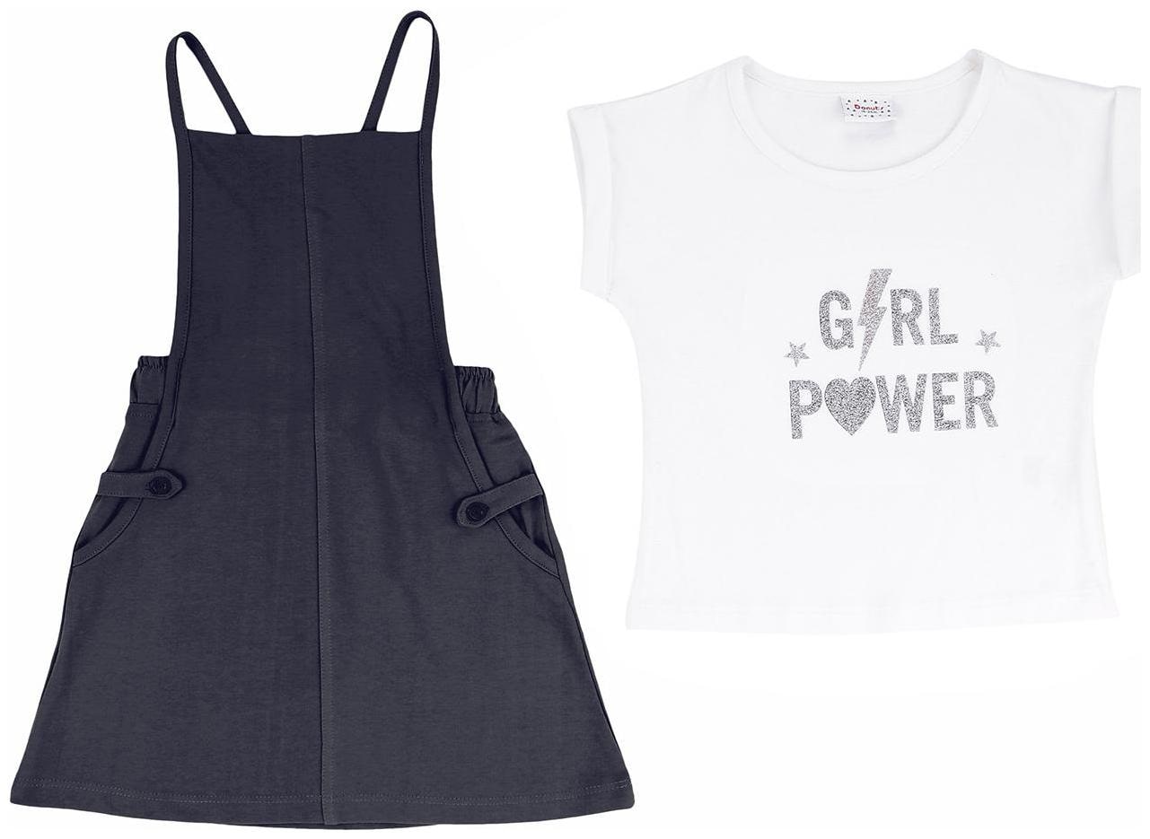 

Donuts Baby girl Top bottom set - Black White