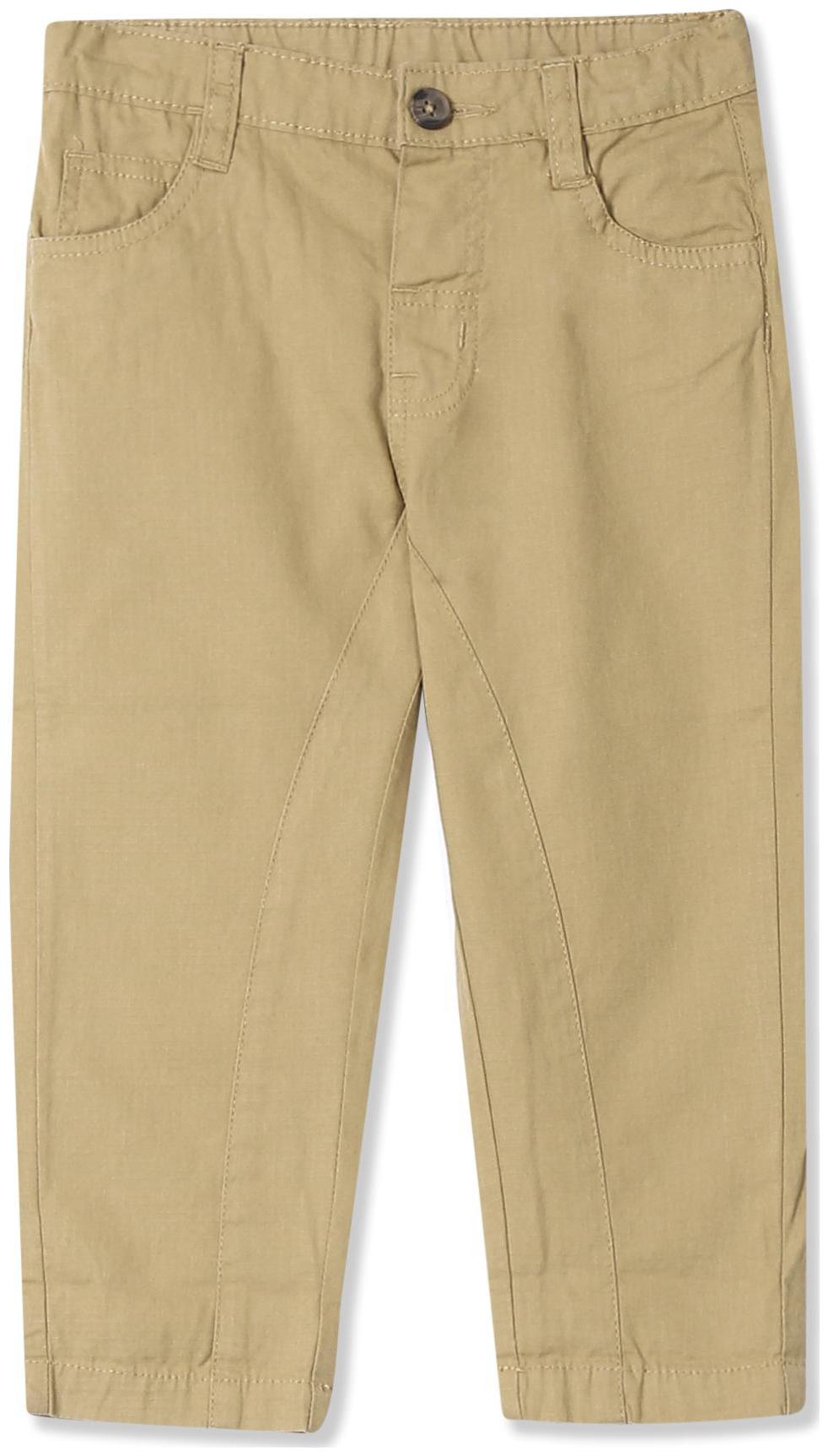 

Donuts Baby boy Cotton Solid Trousers - Brown