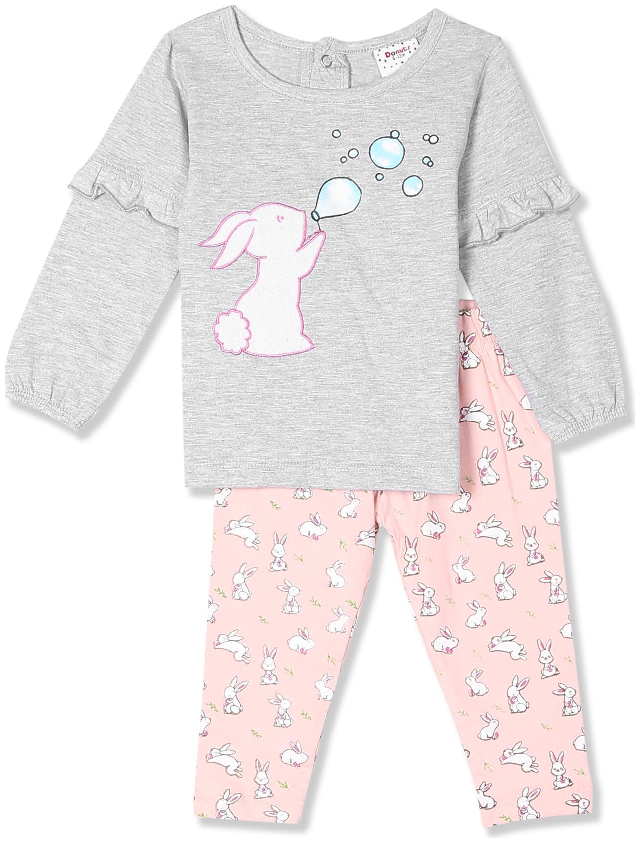 

Donuts Baby girl Top bottom set - Multi