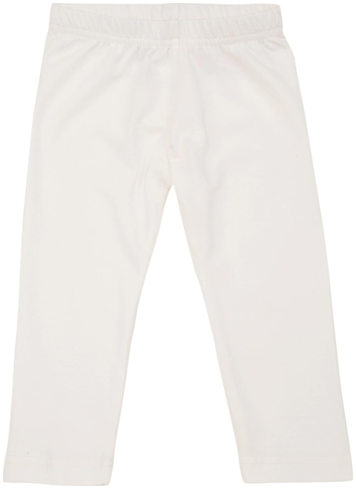 

Donuts Baby girl Cotton Solid Leggings - Cream