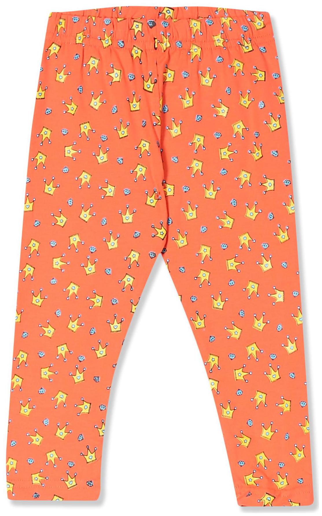 

Donuts Baby girl Cotton Printed Leggings - Orange