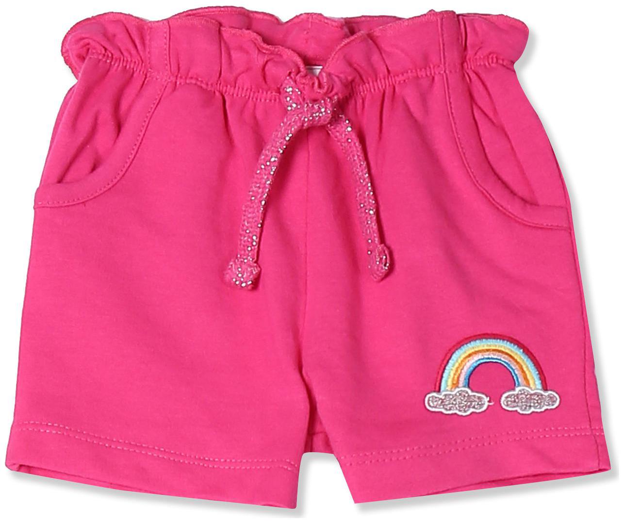

Donuts Baby girl Cotton Applique Shorts - Pink
