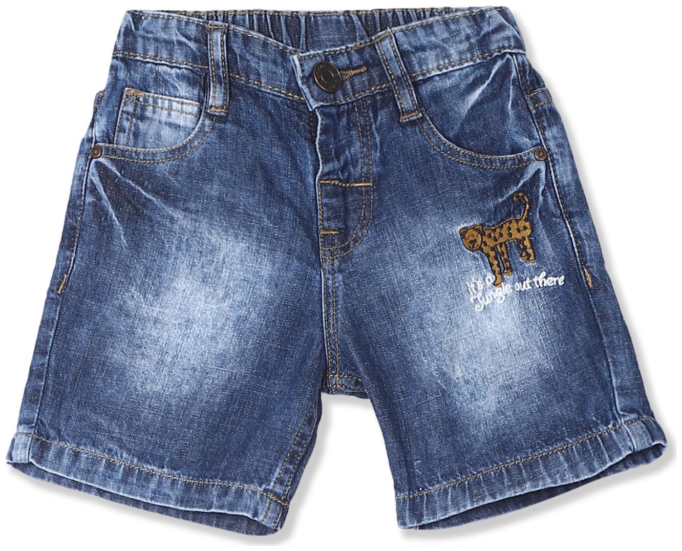 

Donuts Baby boy Cotton Solid Shorts - Blue