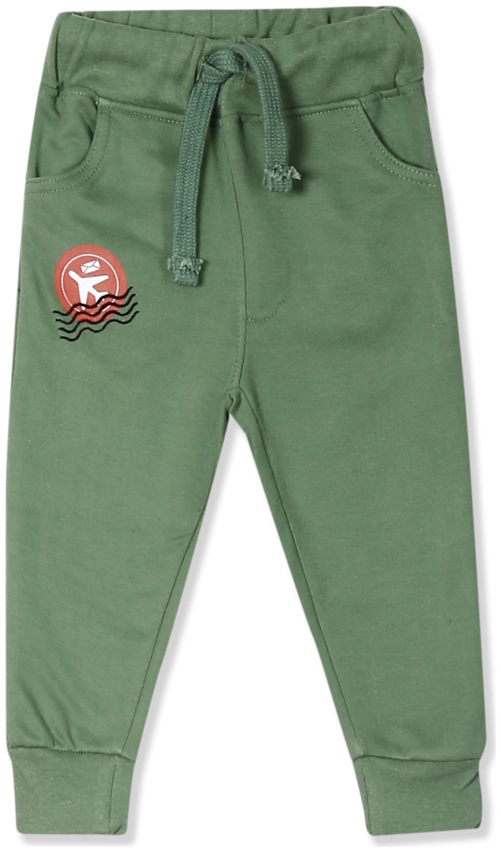 

Donuts Baby boy Cotton Solid Pyjama - Green
