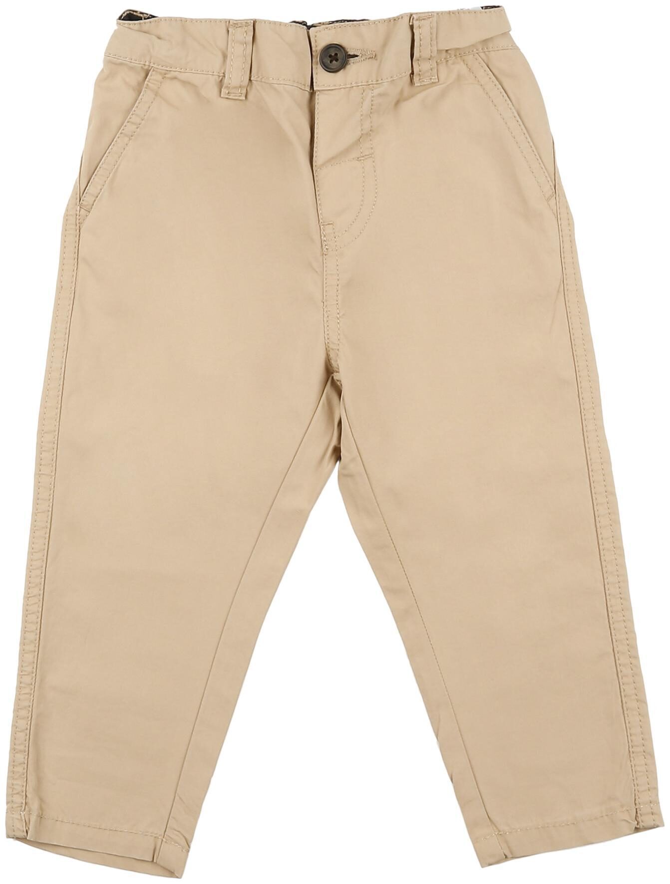 

Donuts Baby boy Cotton Solid Trousers - Beige