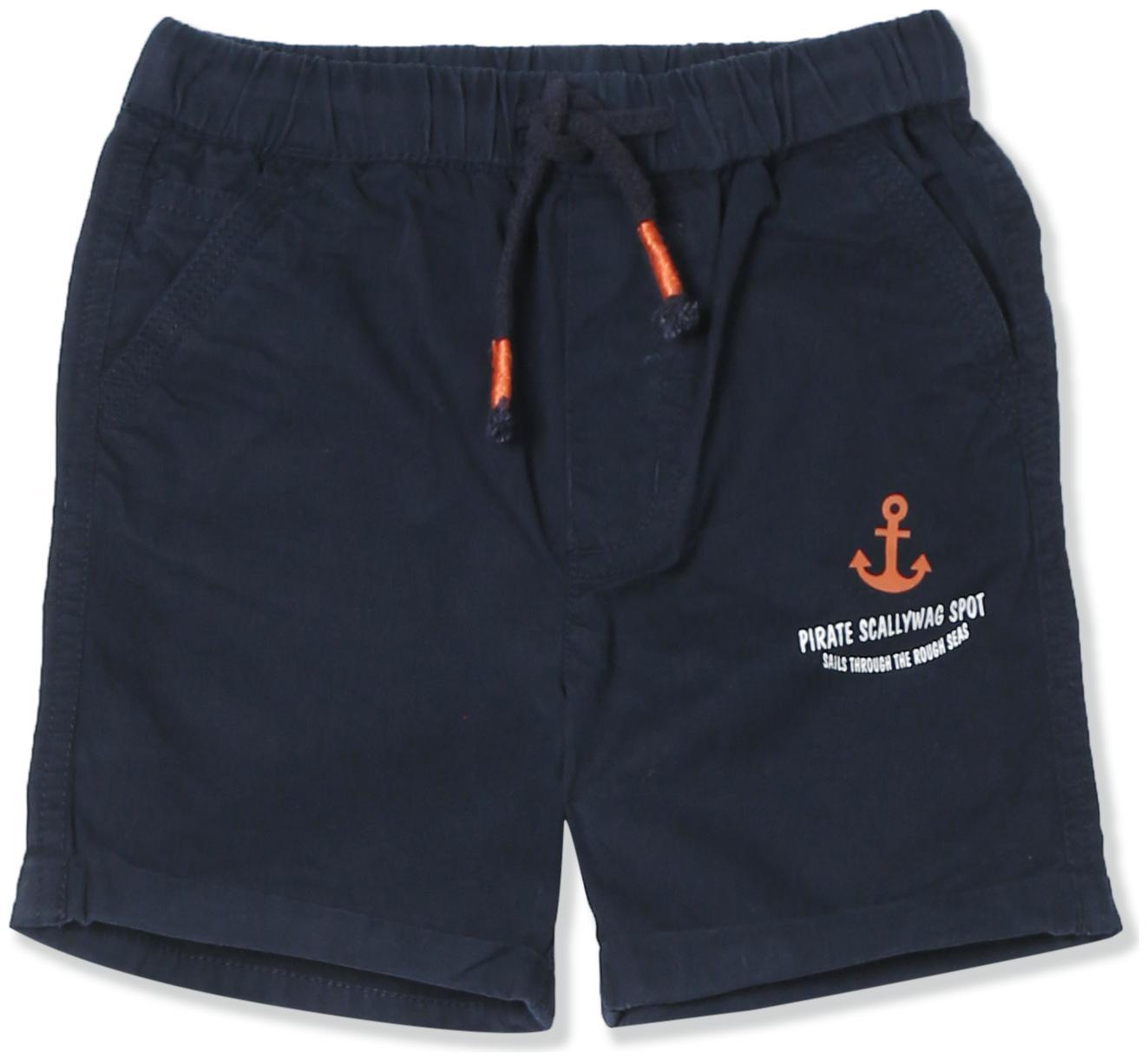 

Donuts Baby boy Cotton Solid Shorts - Blue