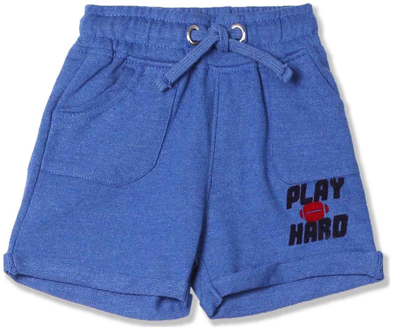 

Donuts Baby boy Cotton blend Solid Shorts - Blue