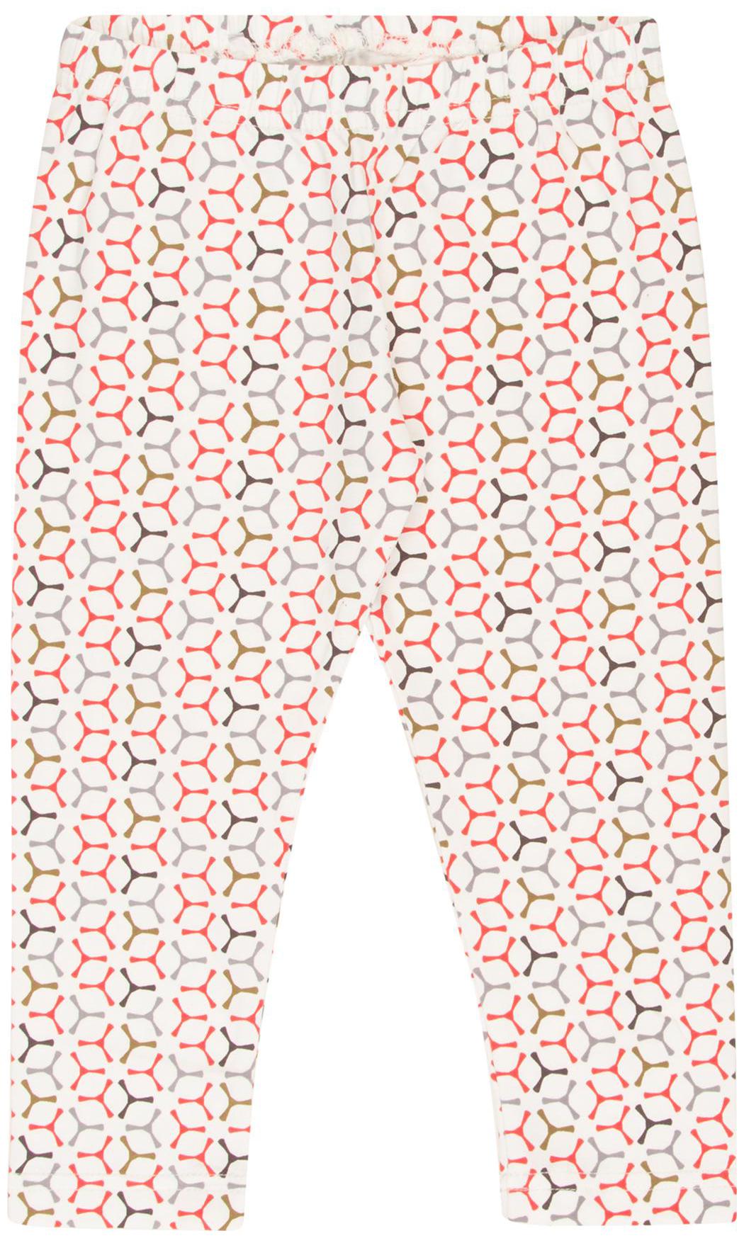 

Donuts Baby girl Cotton Printed Leggings - White